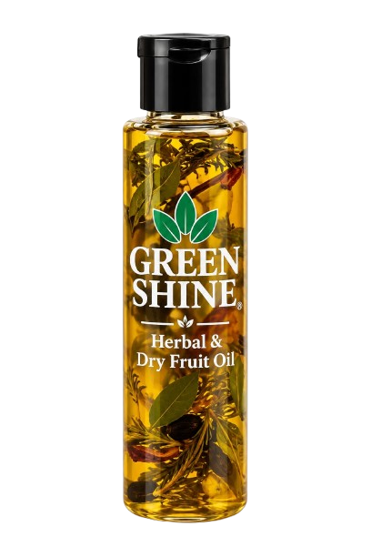 Green Shine Herbal & Dry Fruit Hair Oil